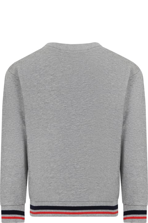 Versace Sweaters & Sweatshirts for Boys Versace Gray Sweatshirt For Boy With Medusa