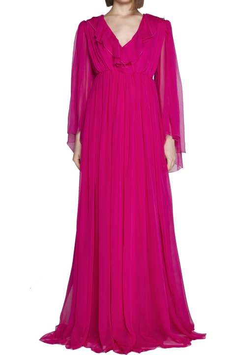Gucci Sale for Women Gucci Silk Midi Dress