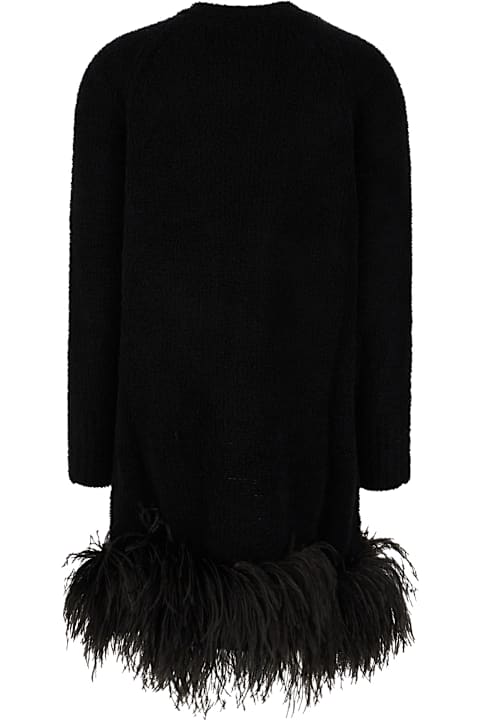 Fleeces & Tracksuits for Women Max Mara Studio Black Wool Blend Cardigan