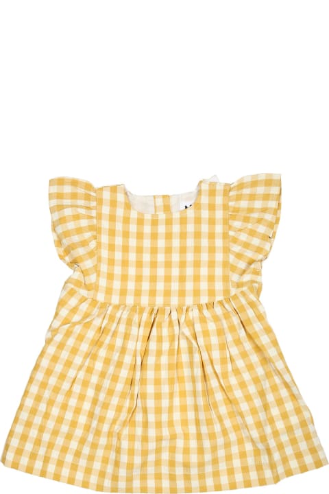 Molo Kids Molo Casual Yellow Dress Chantal For Baby Girl