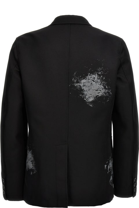 Comme des Garçons Shirt Coats & Jackets for Men Comme des Garçons Shirt Printed Single-breasted Blazer
