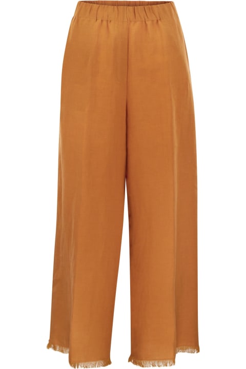Antonelli Pants & Shorts for Women Antonelli Ryan - Loose Linen Trousers