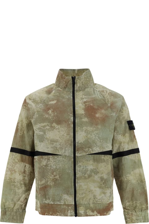 Stone Island Coats & Jackets for Men Stone Island Camouflage Jacket