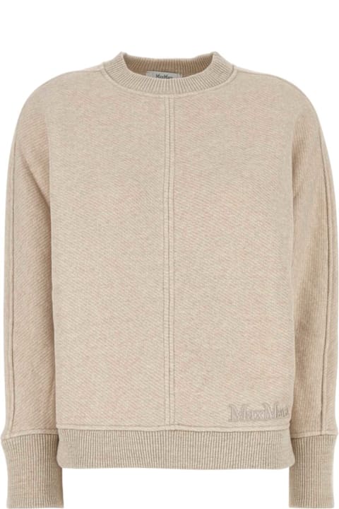 Max Mara for Women Max Mara Sand Cotton Blend Cral Cardigan