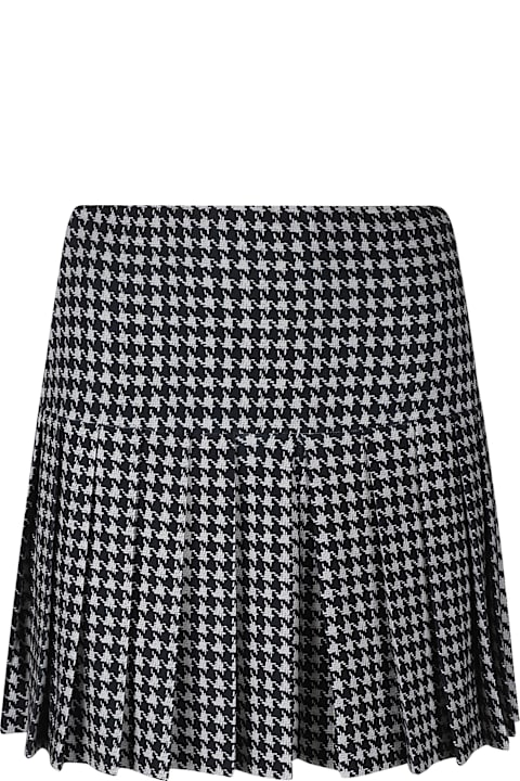 Norma Kamali Skirts for Women Norma Kamali Printed Pleated Short Skirt