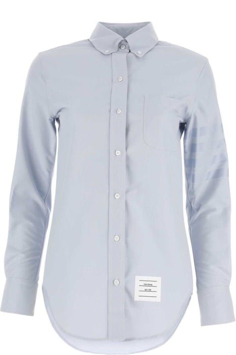 ウィメンズ Thom Browneのトップス Thom Browne Logo Patch Long-sleeved Shirt