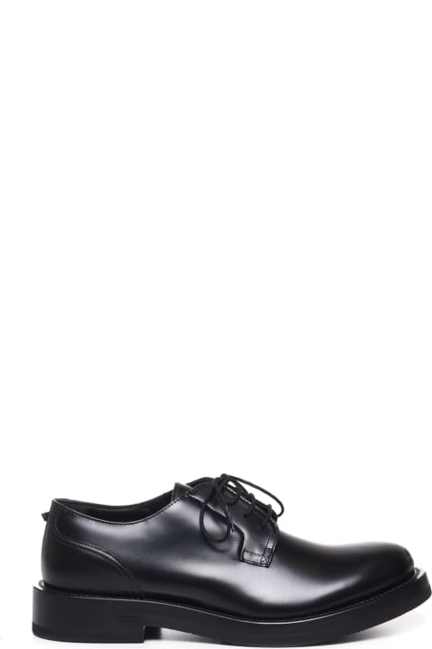 Valentino Garavani Shoes for Men Valentino Garavani Roman Stud Derby In Leather