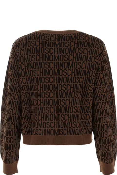 Moschino Sweaters for Women Moschino Embroidered Viscose Sweater