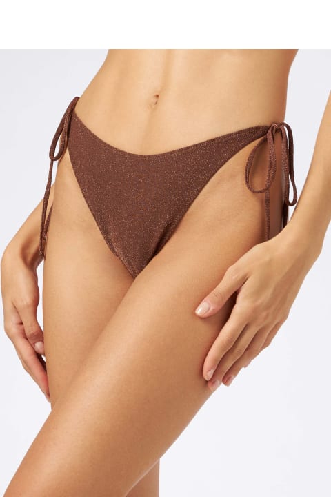 Homeware MC2 Saint Barth Woman Brown Swim Briefs