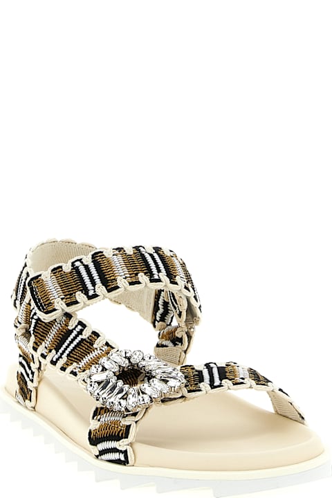 Roger Vivier 'slidy Viv' Trek' Sandals