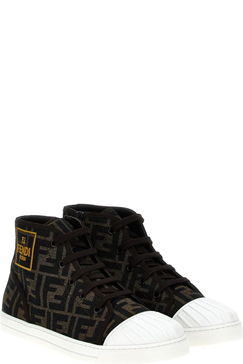 أحذية لـ رُضع بنات Fendi 'fendi Roma' Ankle Boots