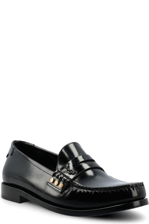 Saint Laurent Shoes for Men Saint Laurent Leather Loafers