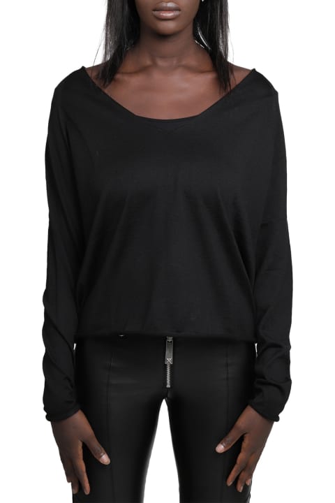 Isabel Benenato Black V-neck Sweater