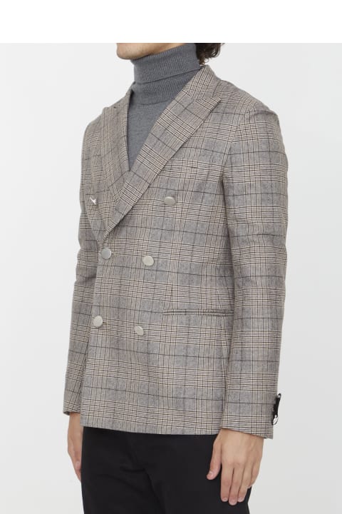 Tonello Coats & Jackets for Men Tonello Beige Wool Jacket