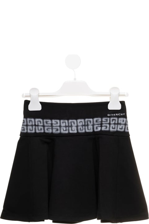 Mini Givenchy Kids Girl's Black Flounced Skirt