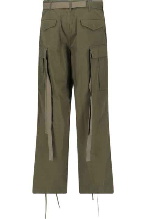 Sacai Pants for Men Sacai Belt Detail Pants