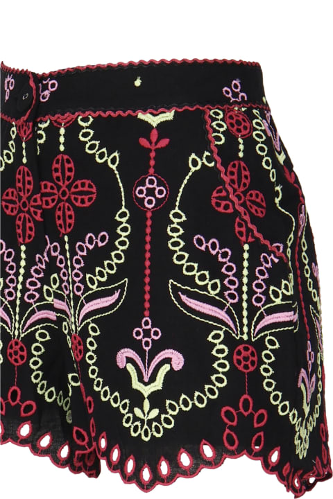 Homeware Charo Ruiz Kira Shorts In Cotton And Linen Blend