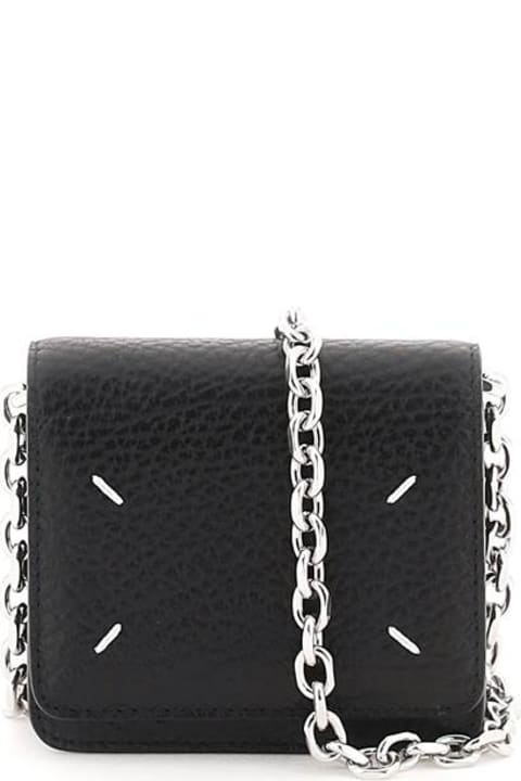 Accessories for Women Maison Margiela Small Wallet With Chain Shoulder Strap