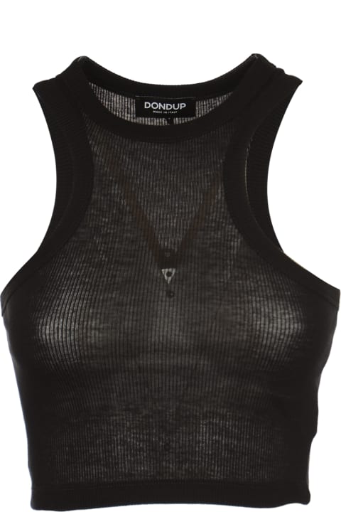 Fashion for Women Dondup Fitted Cropped Tank Top
