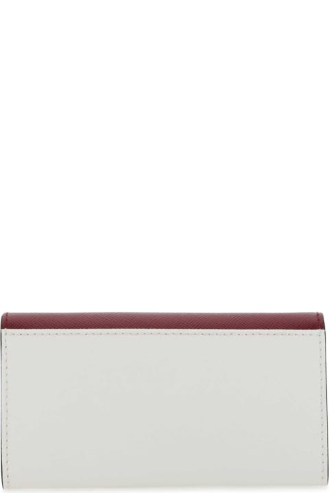 Marni Keyrings for Women Marni Two-tone Leather Key Chain Case