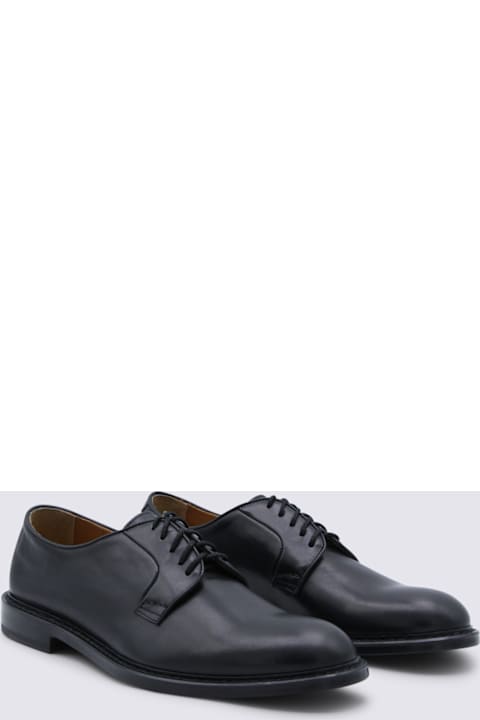 Doucal's for Women Doucal's Black Leather Lace Up Shoes