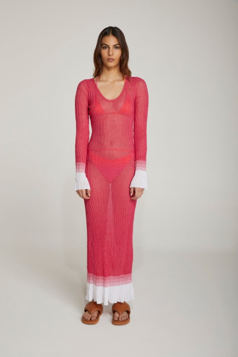 Fashion for Women Amotea Courmayeur In Fucsia Knit