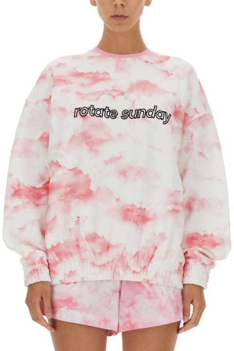 Homeware Rotate by Birger Christensen Sweatshirt With Logo Embroidery