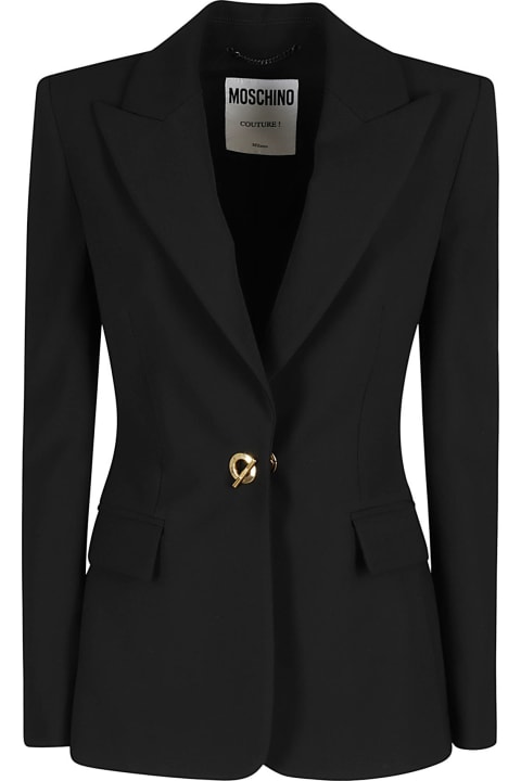 Moschino Coats & Jackets for Women Moschino Crepe Di Poliestere Stretch