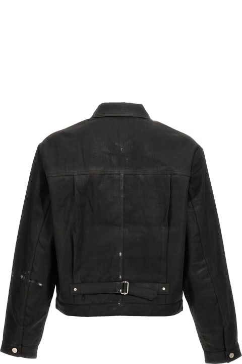 Givenchy Coats & Jackets for Men Givenchy Coated Denim Jacket