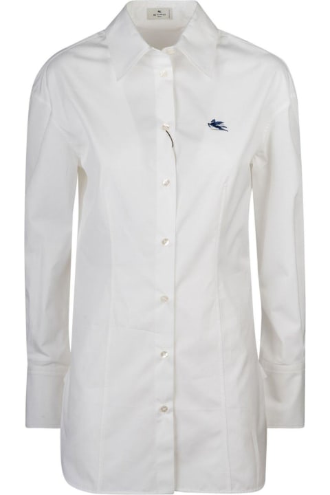 Etro for Women Etro Logo Embroidered Buttoned Shirt