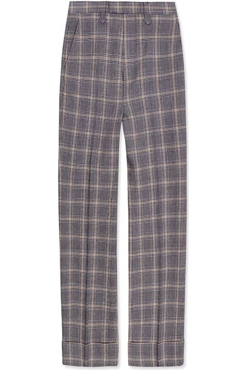 Clothing Sale for Women Gucci Checked Trousers