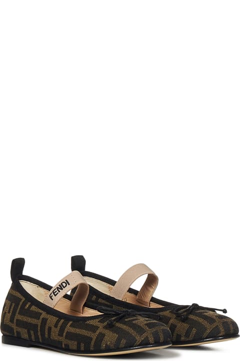 Fendi for Kids Fendi Kids Ballet Shoes