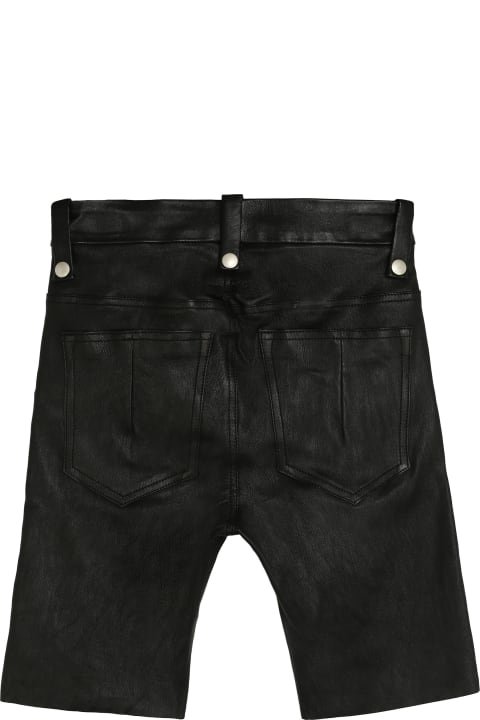 Leather Cyclist Shorts