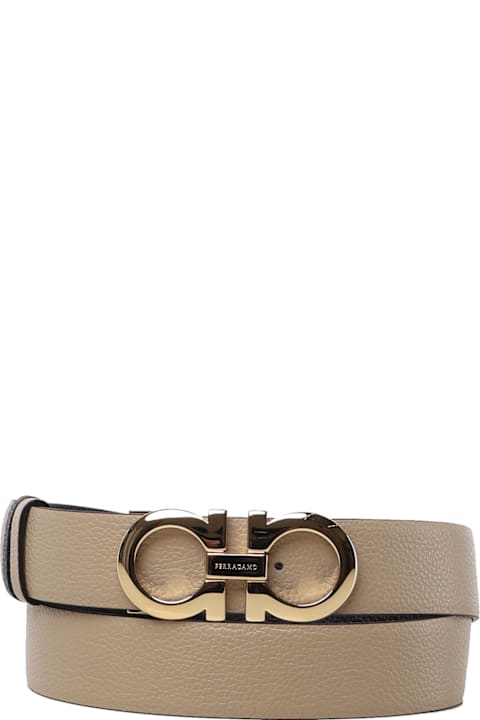 Homeware Ferragamo Gancini Reversible And Adjustable Belt