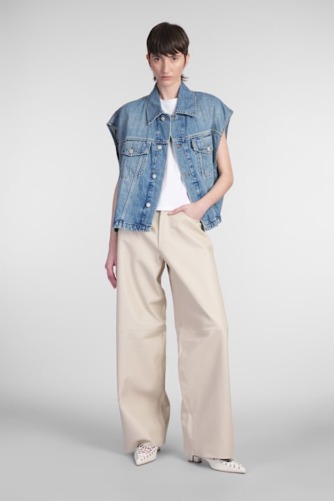 Haikure for Men Haikure Bethany Pants In Beige Leather