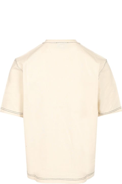 آخر صيحات الموضة من القسم الرجالي Ami Alexandre Mattiussi Cotton Jersey T-shirt