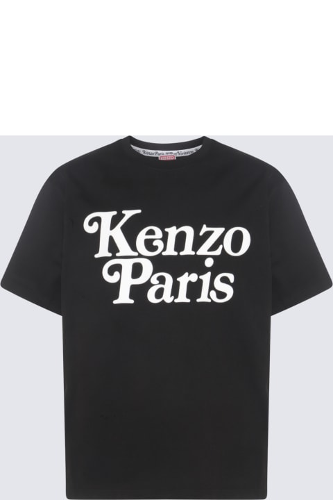 Clothing for Men Kenzo Black Cotton T-shirt