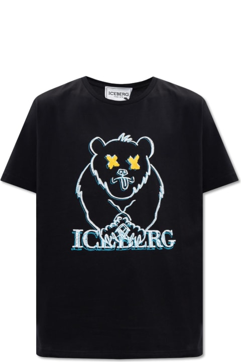 Iceberg Topwear for Men Iceberg Logo T-shirt
