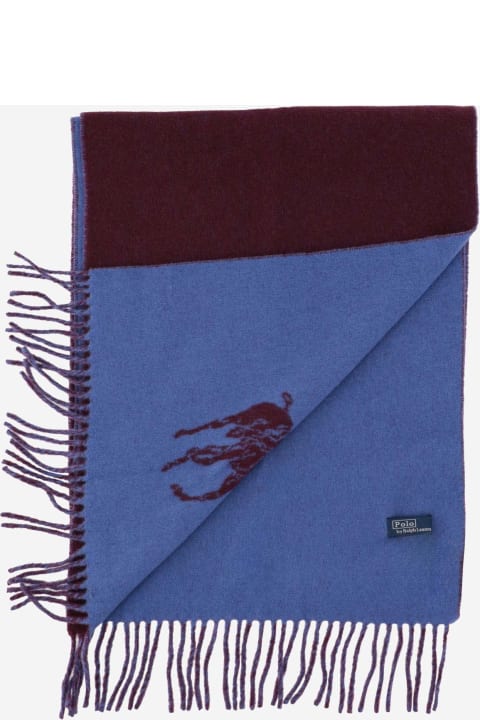 Polo Ralph Lauren Scarves & Wraps for Women Polo Ralph Lauren Wool Blend Scarf With Logo