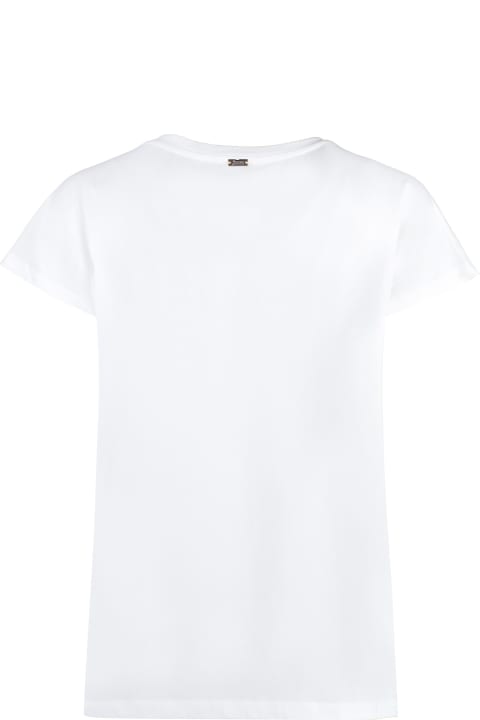 Herno for Women Herno Logo Cotton T-shirt