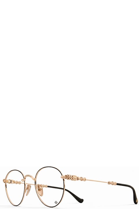 Chrome Hearts لـ Kids Chrome Hearts Bubba-a - Matte Black - Gold Plated Rx Glasses