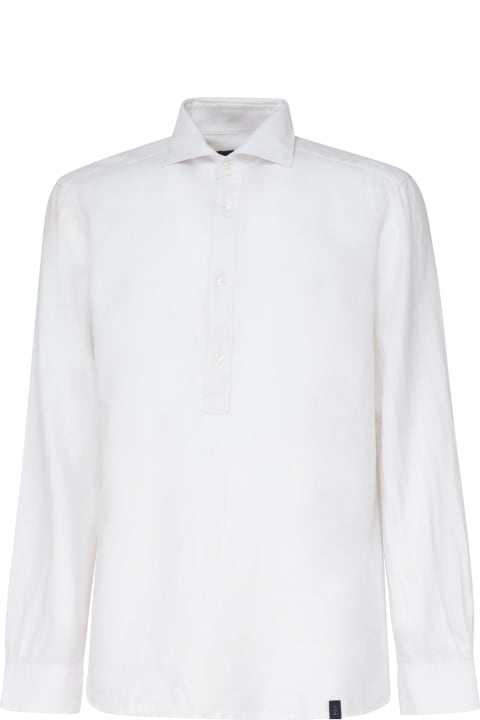Fay Shirts for Men Fay Polo Shirt With Spread Collar