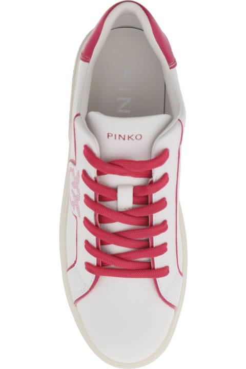 Pinko Wedges for Women Pinko Leather Sneakers