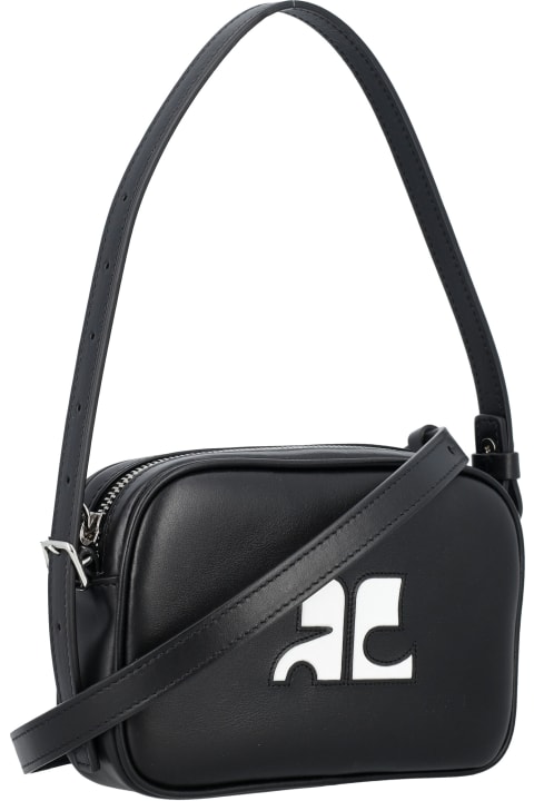 Shoulder Bags for Women Courrèges Slim Leather Camera Bag