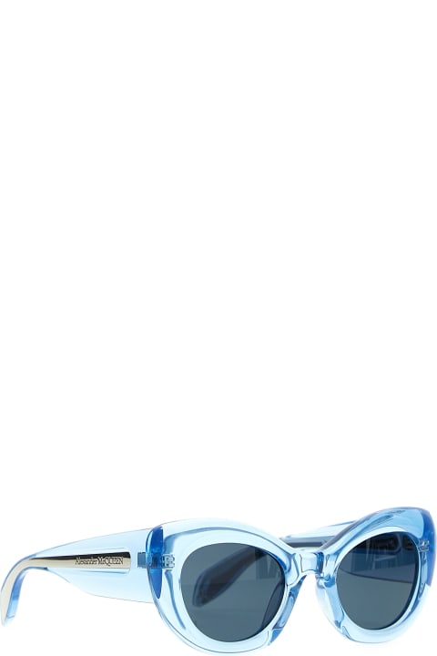 ウィメンズ Alexander McQueenのアクセサリー Alexander McQueen 'the Curve Cat-eye' Sunglasses