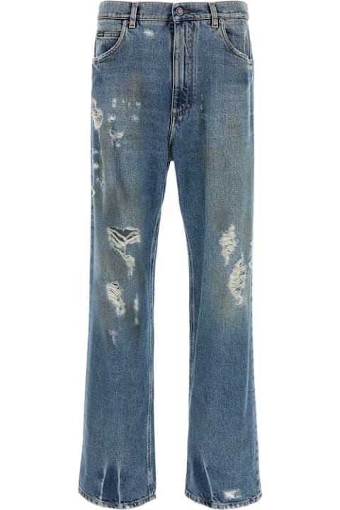 Dolce & Gabbana Jeans for Men Dolce & Gabbana Denim Wide-leg Jeans