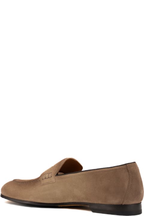Loafers & Boat Shoes for Men Doucal's Penny Suede Moccasin