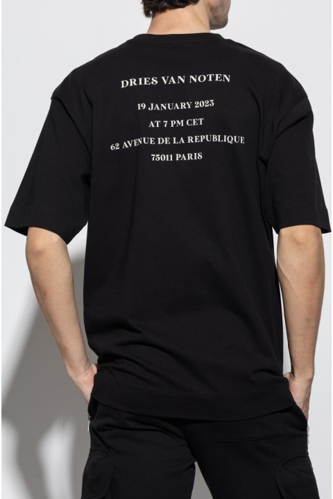 Fashion for Men Dries Van Noten Printed T-shirt