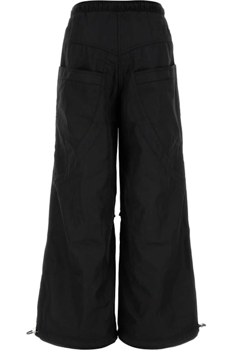 The Attico سراويل طويلة وقصيرة لـ السيدات The Attico Black Polyester Cargo Pant
