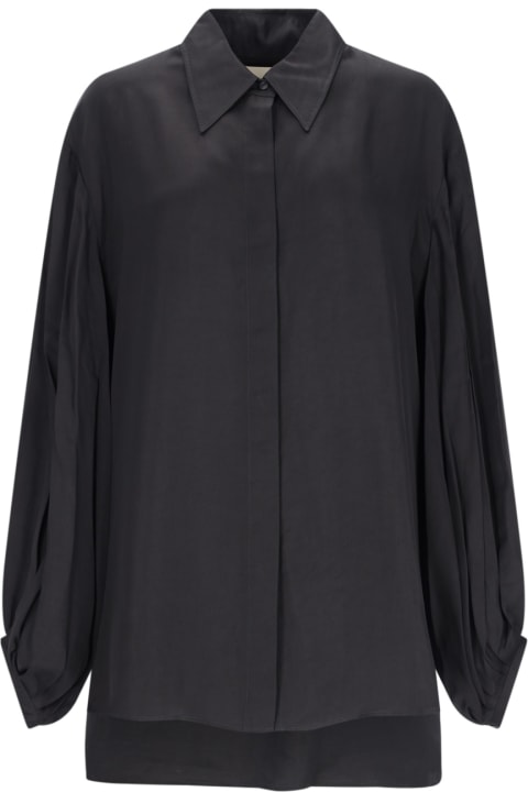 Khaite Topwear for Women Khaite 'the Bam Top' Pleated Shirt